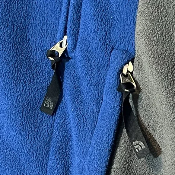 The North Face Jacket Men’s Fleece Medium Size Blue Full Zip Sweater Outdoor - Picture 8 of 11